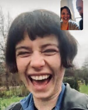 Maggie Gyllenhaal Instagram - From 8:29am this morning! Jessie Buckley’s name was THE VERY FIRST ONE called, in any category!! And I burst into tears and started drinking champagne 🥂 Thank you thank you @theacademy