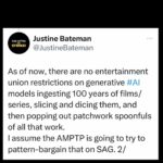 Maggie Gyllenhaal Instagram - Go to credo23.com/AIinFilm for video demos of #ai abuses of actors. @_justinebateman_ @sagaftra @gaardsars @jakegyllenhaal @jamieleecurtis @jessicachastain @dakotajohnson etc