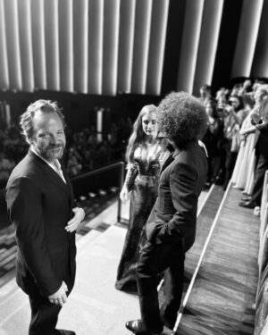 Maggie Gyllenhaal Instagram - @gaardsars @jessicachastain and #michelfranco at the overwhelming ovation for their gorgeous and heartbreaking film #MEMORY An ASTONISHING love story
