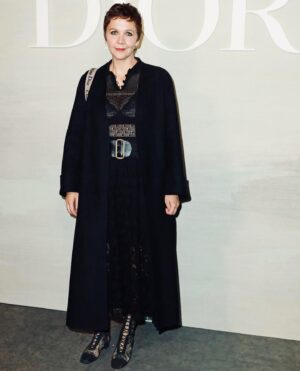 Maggie Gyllenhaal Instagram - Thank you @dior and @mariagraziachiuri for a beautiful show and an unforgettable weekend in Paris with my daughter xxx