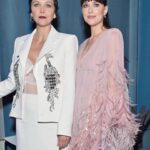 Maggie Gyllenhaal Instagram – Why wear one @schiaparelli dress when you can wear 2??