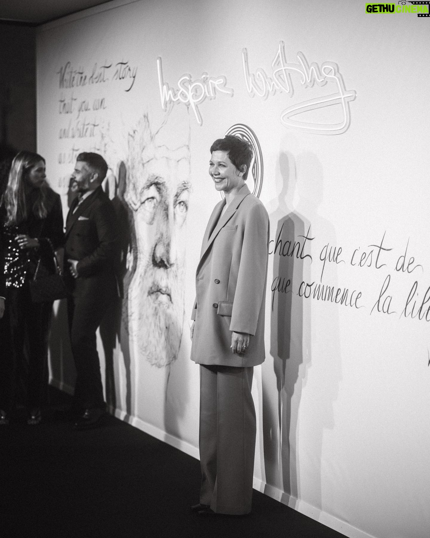 Maggie Gyllenhaal Instagram - Thank you for having me @montblanc #montblanchaus #ad You actually did #InspireMyWriting x