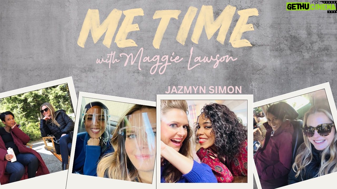 Maggie Lawson Instagram - This week we are talking all things cooking, writing, and chocolate cake with one of my absolute dearest friends and New York Times Best selling author, @jazmynsimon! Tap the link in bio to listen #metimewithmaggie #podcast