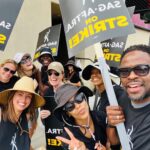 Maggie Lawson Instagram - This framily stands in solidarity with @wga and @sagaftra 💛