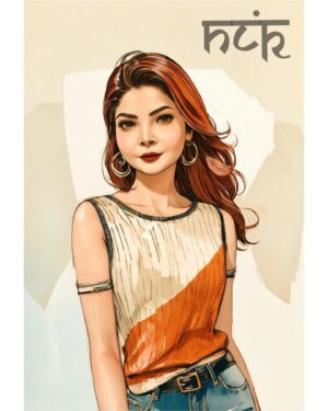 Mahi Kaur Instagram - DM for this type of cartoon portrait of yourself ❣️

Follow @worldofsupprises_ 

#actress #webseries #nik #artwork #portrait #cartoon #instagram #follow #model