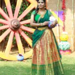 Mahi Maheswari Instagram - Outfit by @sarika_designer_studio Jewllery by @star_caveonlinee pic by @ranjithpawan_photography