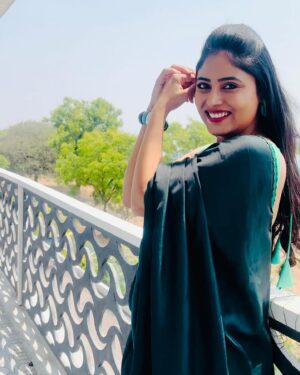 Mahi Maheswari Instagram - Outfit by @samskruthi_couture