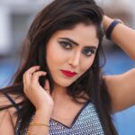 Mahi Maheswari Instagram - Eyes can speak more sweeter than words Pic by. @ravi_cross_clickx makeover. @sreebridalmakeup dress @myroopamsboutique