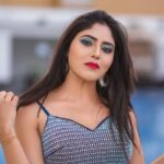 Mahi Maheswari Instagram - Eyes can speak more sweeter than words Pic by. @ravi_cross_clickx makeover. @sreebridalmakeup dress @myroopamsboutique