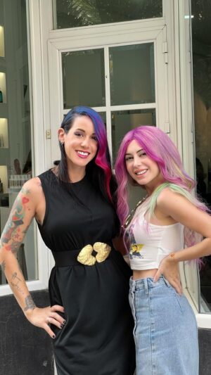 Mahi Masegosa Instagram - Por fin puedo os enseño el trabajo de @any__k  en #STYLOXXI!!!
Sobran las palabras 😂 solo ves el vídeo ! 
Hay que sacar siempre tiempo para venir a Granada a ponerse en manos de Any !!! 🥰💖