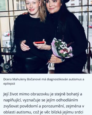 Mahulena Bočanová Instagram - Děkuju❤️Až mi tak krásnej článek vehnal slzičky…