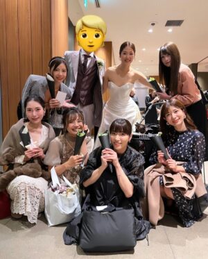 Mai Ishioka Instagram - だいすきなみぃななの結婚パーティ💍✨

みぃなな本当きれいだったよぉおおお😭💓
幸せおすそわけありがとう😍

梅子🐕もきれいだったよ😎

本当におめでとう♡♡