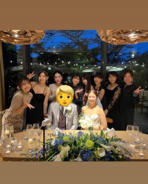 Mai Ishioka Instagram - だいすきなみぃななの結婚パーティ💍✨

みぃなな本当きれいだったよぉおおお😭💓
幸せおすそわけありがとう😍

梅子🐕もきれいだったよ😎

本当におめでとう♡♡