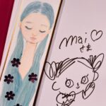 Mai Fukagawa Instagram - 中学生の時から敬愛している、 イラストレーターおおたうにさんの個展が初めて開催されるということで、ドキドキしながら行ってきました😳 こんな洋服着てみたい、こんなイラストを描いてみたい、、と田舎暮らしの私の好奇心と脳内をビシバシと刺激してくださったうにさん。 まさかご本人に会えて、その気持ちを直接お伝えできる日が来るなんて…幸せな1日になりました🎉