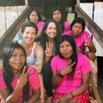 Maiara Walsh Instagram - The future women warriors are filmmakers 🎥💥⚔️ When I was living in Brazil, I had the honor of being invited by the chiefs of Aúkre, a village in the Amazon, and authorized by FUNAI to collaborate with five young Indigenous Mêbêngôkre-Kayapó women and work with them on their journey to become filmmakers. While there, I collaborated with Pat-i Kayapó, Associação Pykôre, and members of the Mêbêngôkre and non- Mêbêngôkre team to support the women to create a short documentary film as part of Pat-i’s National Geographic Explorer Grant. I was honored to participate and direct the workshop and film as part of the team. It was an unforgettable experience. Big thanks to Ijêk Kayapó Laura Zanotti, Richard Pace, Palmer Durr, Christine Printz, Paul Chilsen, and all our amazing crew, and the entire Mêbengôkre-Kayapó village for their warm welcome. Mejkumrej! 🇧🇷 As futuras guerreiras são cineastas 🎥💥⚔️ Quando eu morava no Brasil, tive a honra de ser convidada pelos chefes de Aúkre, uma aldeia na Amazônia, e autorizada pela FUNAI para colaborar com cinco jovens indígenas Mêbêngôkre-Kayapó mulheres e trabalhar com elas em sua jornada para se tornarem cineastas. Enquanto estava lá, colaborei com Pat-i Kayapó, Associação Pykôre e membros da equipe Mêbêngôkre e não-Mêbêngôkre para apoiar as mulheres a criar um curta-metragem documentário como parte do Grant de Explorador da National Geographic do Pat-i. Fui honrada em participar e dirigir a oficina e o filme como parte da equipe. Passar por essa jornada com minha melhor amiga @kellybalch foi uma experiência inesquecível. Passamos duas semanas cultivando diálogos sobre narrativas, câmeras/lentes, enquadramento, som e solução de problemas no set, e depois colocamos suas novas habilidades em prática durante uma cerimônia de guerreiras femininas chamada Festa Krimej. Estamos ansiosos para compartilhar o trabalho delas. Nunca vi jovens mulheres tão ansiosas e tão rápidas em aprender. Como um coletivo, elas expressaram seus fortes desejos de capturar as cerimônias e tradições femininas em filme para preservar para as futuras gerações. #amazon #nationalgeographic #indigenous #filmmaking #brazil