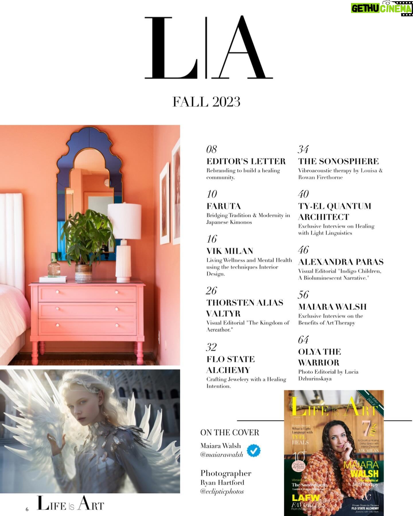 Maiara Walsh Instagram - @lifeisartmag Fall issue 📖🍁Art therapy with @siennaevebenton 🎨 Thank you for having me ✨ 🇧🇷 revista Life is Art Edição de outono 🍁Arteterapia 🎨 Obrigada pela entrevista ✨ Photography: @eclipticphoto Asst: @tylerjnewman Sweater: @dipontoatelie Editor in chief: @siennaevebenton Link in bio #lifeisartmagazine #arttherapy #mentalhealth