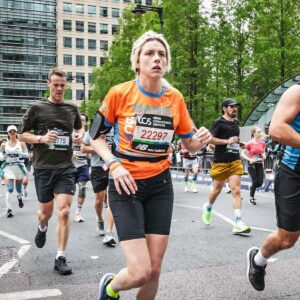 Maisie Adam Instagram - Got my photos through from the London Marathon. These cost me £33 so DM me for modelling enquiries @voguemagazine @victoriassecret @stormmodels 

(fyi that’s Jelly Baby dust on my shorts 💕✨)

#GirlsWhoRun #RunnerGirl #RunningAesthetics