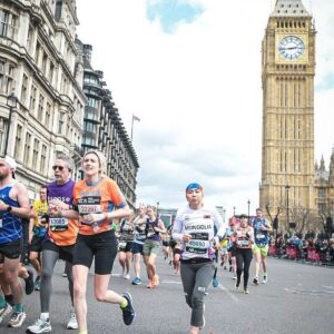 Maisie Adam Instagram - Got my photos through from the London Marathon. These cost me £33 so DM me for modelling enquiries @voguemagazine @victoriassecret @stormmodels 

(fyi that’s Jelly Baby dust on my shorts 💕✨)

#GirlsWhoRun #RunnerGirl #RunningAesthetics