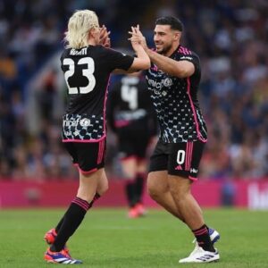 Maisie Adam Instagram - The many faces and emotions of Soccer Aid 2024! 

What an incredible experience yet again, and so proud to have been a small part of it. Over £106million has now been raised for @unicef to help children across the world. Just phenomenal. A truly astonishing achievement, a huge thank you to everyone who donated. 
Not the result we World XI hoped for but I’ve had the time of my life these last few days, training and hanging out with genuine heroes of mine. And all for this incredible cause. @socceraid you are just the best. 

(Cannot believe for one moment that when I got these photos through I thought I would have looked even remotely athletic on that pitch 💀 Spaghetti Legs over and out xoxo)