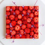 Maja Vase Instagram - Square strawberry tart XL 🍓❤️ (The small one wasn’t enough 🙊) Find the recipe in my app - link in profile 👆🏻