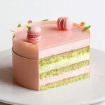 Maja Vase Instagram - 10 layers of rhubarb, pistachio, woodruff, and lime 🍀 My first layer cake in 2023 💕 Definitely not the last ✌🏻