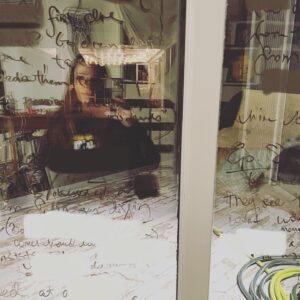 Majandra Delfino Instagram - In the German merch, doing what I love doing most. Breaking stories and dying to show you. B T is the little show that could and 2023 is its year. If you bet on the right horse, congratulations and welcome. We’re about to have the time of our lives and realize, blissfully together, just how much it was well worth the wait. Getting this thing done no matter how creative we’ve gotta get. 
🚀☁️🪐🔬🕳️⚗️🐚💌✨