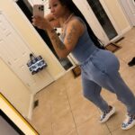 Makeiva Albritten Instagram – I wanted to gain my weight back but I’m good, staying in the gym to tone it up 🩵
