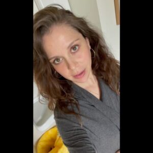 Makenzie Vega Instagram - This is in the hospital the day before our little nugget was born. We were induced at 36 weeks, and she was a teeny 4.5 lbs. 2.066kg. Little bug.
66 grams big enough just to not have to go to the NICU :) little trooper. 
I remember I was feeling so many things and I just couldn’t find words to describe what it all was!  I videoed a little message that I forgot about until today. Neither of us (Blair nor I) could conceptualize just how much we would fall in love with Marlo. It would’ve been impossible to know. :) 
but She is just everything. 

#ThankYouGod