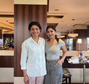Malavika Sreenath Instagram - If humble , kindness and beauty defines a person - yes that would be her!! 🤍 
@saipallavi.senthamarai Thankyou for listening to my stories and making me feel good about myself 🫶🏼 . I admire you and I look upto you. I will keep your words close to my heart ✨❤️ 

Thank you for inspiring. You’re a gem 💎