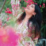 Malavika Sreenath Instagram - Akhiyaan Gulaab 🌸 This Beautiful dress from @house_of_vandy !! Such prettiness 💗🤌🏻 Shot by @muzammilmooza ✨ Styled by @amritha_lakshmi___ @styledby_al_ ✨
