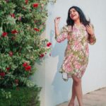 Malavika Sreenath Instagram - Akhiyaan Gulaab 🌸 This Beautiful dress from @house_of_vandy !! Such prettiness 💗🤌🏻 Shot by @muzammilmooza ✨ Styled by @amritha_lakshmi___ @styledby_al_ ✨