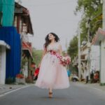 Malavika Sreenath Instagram - Can I go where you go 🌸 Ft @malavika_sreenath Photography @muzammilmooza Styling @styledbyalbin_ @_a.l.b.i.n MUAH @_anish_makeup_artist Outfit @by.albin Bouquet @rose__factory