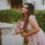 Malavika Sreenath Instagram - Can I go where you go 🌸 Ft @malavika_sreenath Photography @muzammilmooza Styling @styledbyalbin_ @_a.l.b.i.n MUAH @_anish_makeup_artist Outfit @by.albin Bouquet @rose__factory