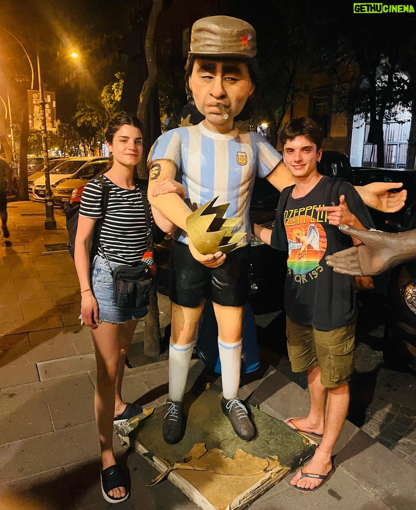 Malena Sánchez Instagram - El Diegote y yo. Que me vengan a buscar