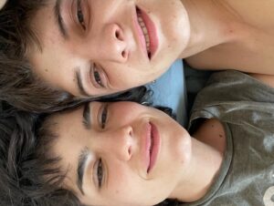 Malena Sánchez Instagram - Que estupidez todo lo que te amo Matías…aunque tengas el nombre más aburrido del mundo. 
Me hace feliz compartir la vida con vos, mucho muy. 
Te admiro y aprendo cada día. 
Aguante vos 
♥️
