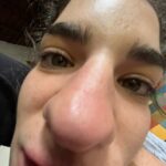 Malena Sánchez Instagram - Volví al fleco pero quería dejarles en este carrete las últimas fotitos que me hice sin flequillo. No sabía con cuál quedarme…gracias @matiasrecalt por retratarme tan bella con el lente angular.