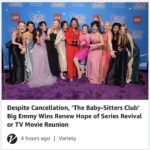 Malia Baker Instagram - So this happened… Im so grateful for this family. Such an incredible win, I’m so honoured and proud to be a part of this show. Thank you @televisionacad :) Ms.Ann M. Martin - your books are an inspiring legacy of girls supporting girls, feminism and the triumph of kindness…and none of this would be possible without you. Forever grateful to you and honoured to be one your Mary Annes. WHAT A NIGHT!!!