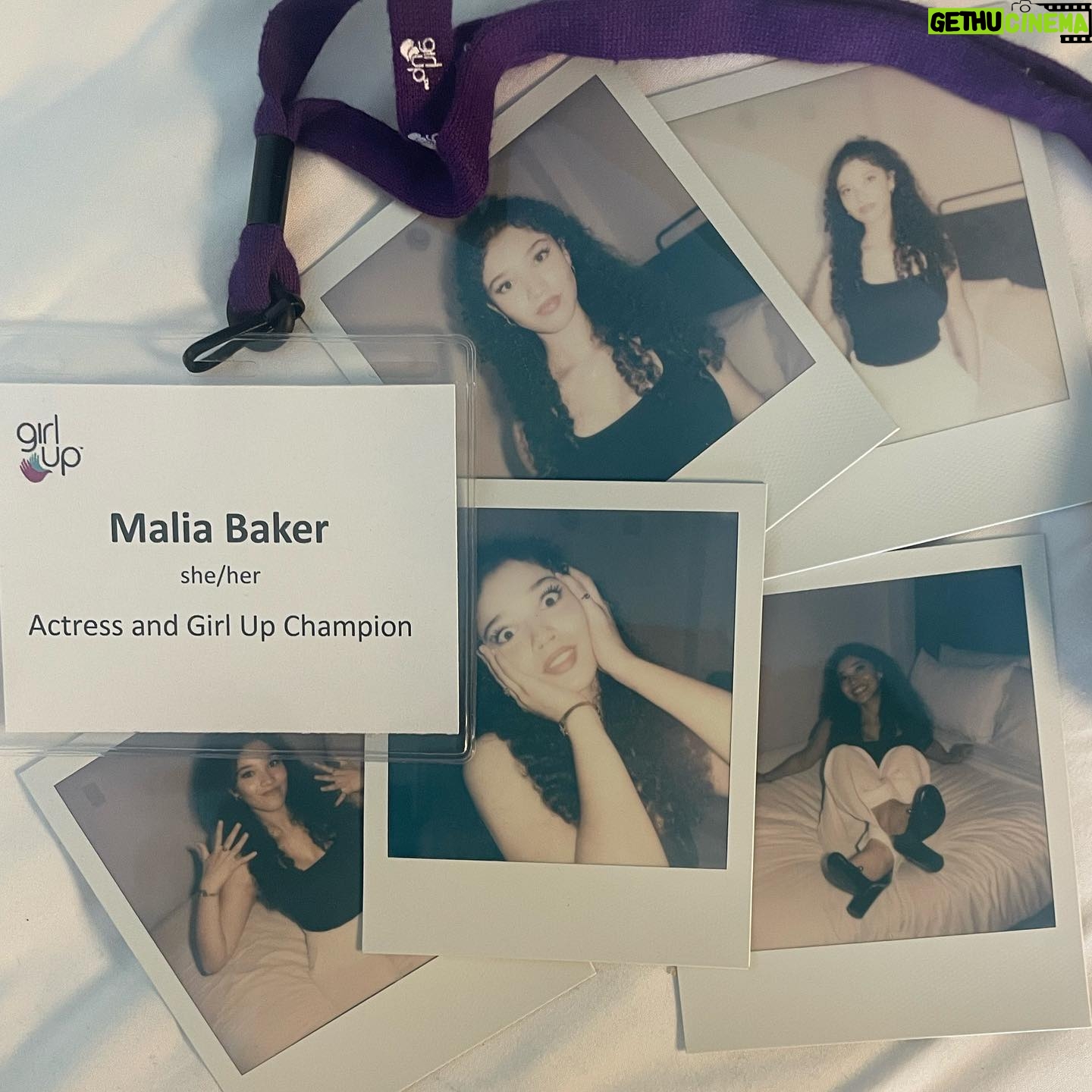 Malia Baker Instagram - It was such an honour to speak at @girlup ‘s #usleadershipsummit alongside the amazing @_moniquecoleman I met with bold & brilliant youth activists from around the USA learning how to organize & advocate for change at home—and beyond! The summit is presented by @proctergamble & its brands @always_brand , @olay & @secretdeodorant ! #GirlsLead23 #BoldlyForward