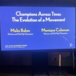 Malia Baker Instagram - It was such an honour to speak at @girlup ‘s #usleadershipsummit alongside the amazing @_moniquecoleman I met with bold & brilliant youth activists from around the USA learning how to organize & advocate for change at home—and beyond!   The summit is presented by @proctergamble & its brands @always_brand , @olay & @secretdeodorant ! #GirlsLead23 #BoldlyForward
