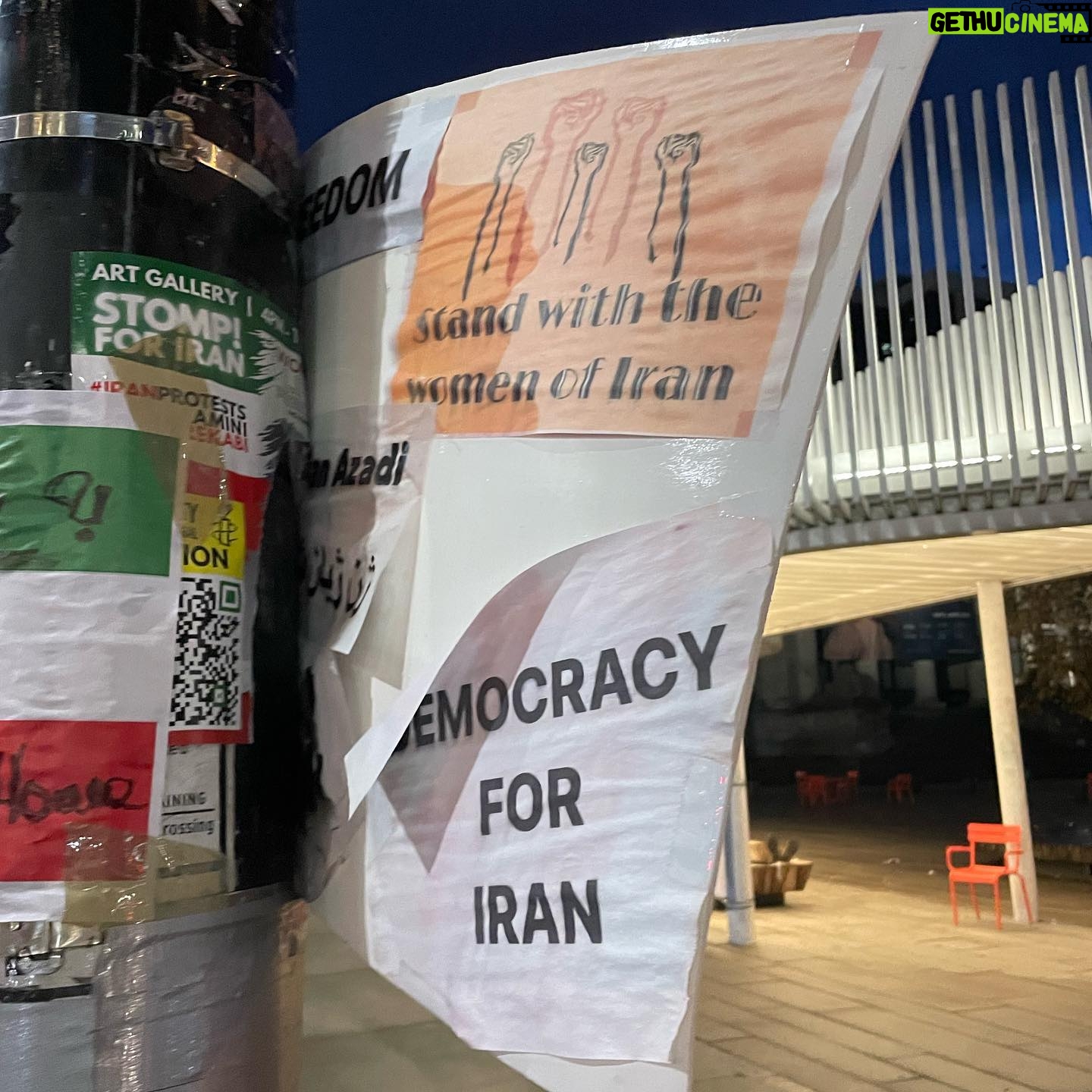 Malia Baker Instagram - #womenlifefreedom #womensrights #istandwiththewomenofiran #humanrights #nojusticenopeace #revolution #everybodyvsinjustice #mahsaamini
