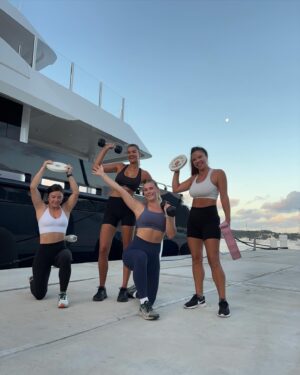 Malia White Instagram - That’s a wrap on the Caribbean season! ⚓️🌴 Time for us to get this ship across the Atlantic for a Med Summer! ☀️ #yachting #caribbean #antigua #yachtcrew #endofseason