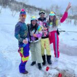 Malia White Instagram - A lot of fun was had with this crew ….. catch a new episode of winterhouse tonight on @bravotv 🎿🙌 #winterhouse #crossover #belowdeck #bravo Snowsuit in first photo: @planksclothing