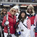 Malia White Instagram - From the Seas to Skis… @captainsandrayawn joins us on the slopes! 🎿⚓️ #winterhouse #belowdeck #bravotv