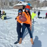 Malia White Instagram - From the Seas to Skis… @captainsandrayawn joins us on the slopes! 🎿⚓️ #winterhouse #belowdeck #bravotv