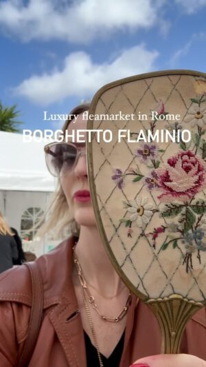 Malin Persson Instagram - Come thrifting with me in Rome! 
Borghetto Flaminio is one of the best flea markets in Rome if you are looking for luxury designer clothing, rare antiques, jewellery, accessories, and some fine cast-offs of Rome’s elite. 

You pay an entrance to get into the market, 
a fee of 1.60€.
Open every Sunday 10:00-19:00.
PIAZZA DELLA MARINA 32 

Save this post for your next Rome trip 📌

#rome #rometravel #ladolcevitaly #vintagestyle #vintageclothing #aroundrome #mercatoroma #vintage #madeinitaly #fleamarket