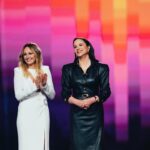Malin Åkerman Instagram - This is now a Petra Mede and Malin Åkerman stan account 🫶💕 #Eurovision2024