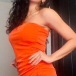 Malina Instagram - Cause I love this dress 🧡 #reels #reelsinstagram #trendingreels #trendingnow #insta #instagram #instagood #instadaily #instamood #lovethissong #lovethisfit #tamilcinema #tamilactress #kollywood #love #workinprogress
