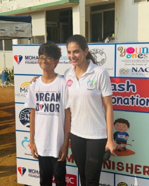 Malina Instagram - Such a wonderful event with so many learnings . It was so good to see such energetic kids on a Sunday morning .

Through my project @sharelife_india , I collaborated with @mohanfound and various other and brands  to create awareness on organ donation but still was a lot of fun with cute little kids running to support the same .

Pledging your organs can save not one but many lives . Be a hero , donate organs , save lives . 

#organdonation #organdonationawareness #organdinationsaveslives #donateorganssavelives #beaorgandonor #sharelife #sharelifefoundation