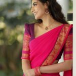 Malina Instagram - What you wear wears you at that moment and that totally changes the way you feel ♥️ Shot by @camerasenthil Makeup @pavihairandmakeup Hair @uma_rajesh_makeupartistry Outfit @ivalinmabia @rrajeshananda #photoshoot #feminine #model #actress #halfsaree #malina #instagram #instamood