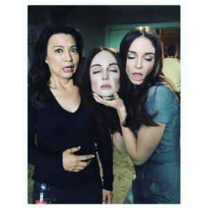 Mallory Jansen Instagram - Huge congrats to my @agentsofshield fam on an incredible 100 episodes!!!! Woohoo!!👏🏻👏🏻👏🏻
Here's a little look at some of my favorite memories with some of my favorite people...x